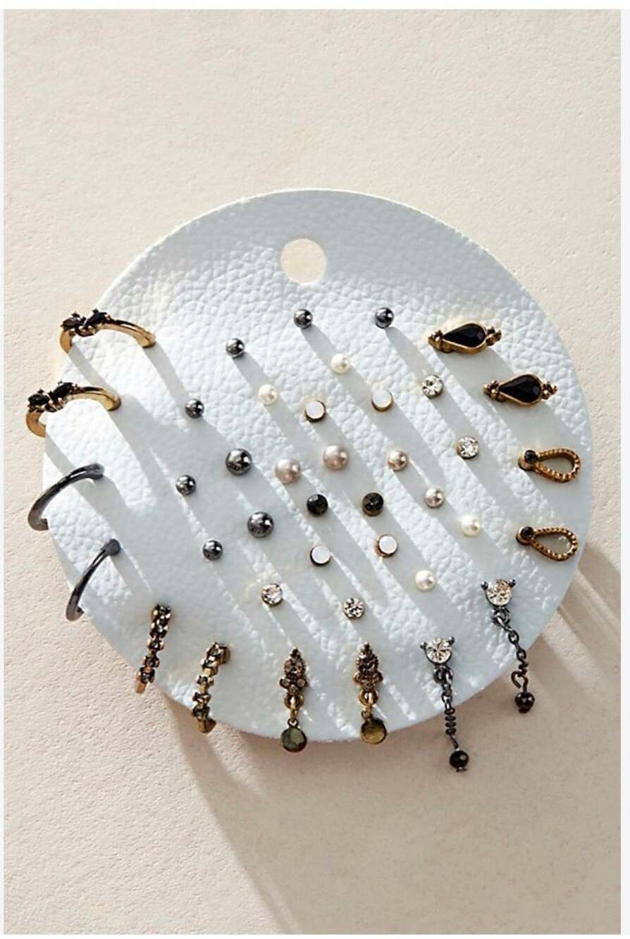Free People Teeny Tiny Mega Stud Earring Set